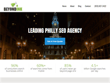 Tablet Screenshot of beyondink.com